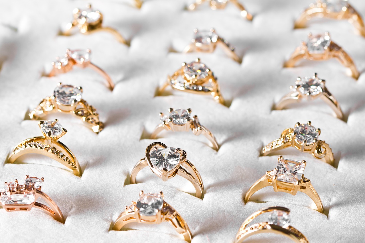 De betovering van een diamanten ring